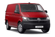 Car Hire Hereford - Red VW Transporter Automatic - Van hire Hereford