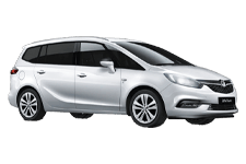 Car Hire Hereford - Vauxhall Zafira 5 + 2 - Minibus hire Hereford